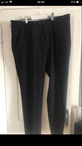 Mens black trousers W38" x L 29"