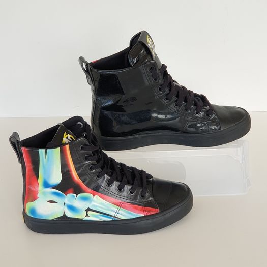 Adidas x Rita Ora skeleton hi top trainers