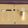 VINTAGE MADISON Battery Powered Vintage Speaker with USB, Bluetooth and AUX-IN Wooden Finish Image 5