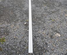 Skirting board MDF beveled white primed 100mm chamfered