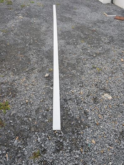 Skirting board MDF beveled white primed 100mm chamfered