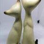 Vintage Norcrest Siamese Cats Ceramic Tall Neck Image 3