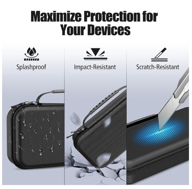 HEYSTOP Switch 2 Case for Nintendo, Protective Carrying Set with Cover