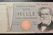 1000 Lire (Verdi- 2nd type) 1973 Italy
