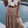 gold zara maxi skirt Image 3