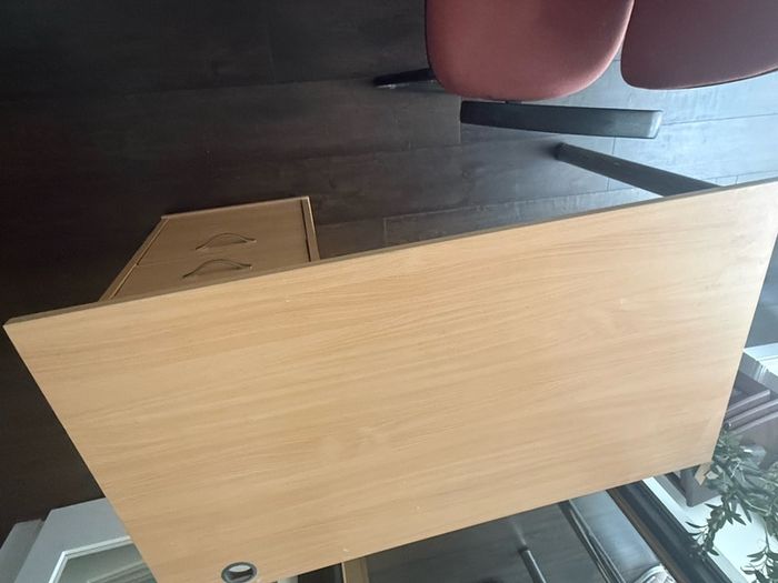 desk and chair