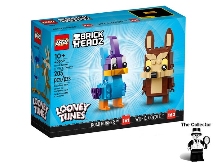 LEGO BrickHeadz Warner Brothers Looney Tunes Road Runner And Wile E Coyote Set 40559 Brand New Factory Sealed