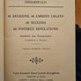 Synopsis  Dogmatic Theology  For Seminar Use  Adapted To The Mentality Of S. Thomas And S. Alphonsus Today's Morals. Volumes 1,2,3. 1930 Hardbacks In  Good Condition. See Photos For Same. Image 10