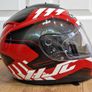 HJC C70 Motorcycle Helmet Koro MC1 Black White Red Image 4