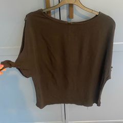 River Island Black Cold Shoulder Top UK 6 (tag)