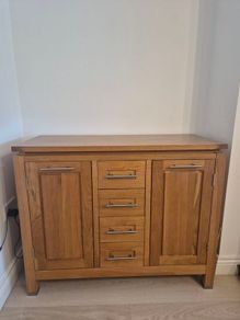 Pair of Solid Oak Sideboard