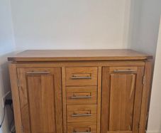 Pair of Solid Oak Sideboard