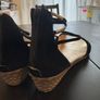 Black Wedge Sandals Image 5