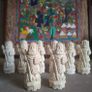 Vintage Chinese Figural Chess Pieces Image 8
