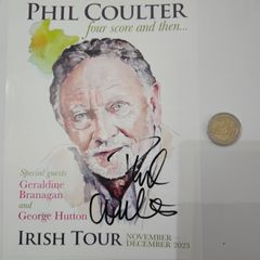 A signed phil coulter flyer