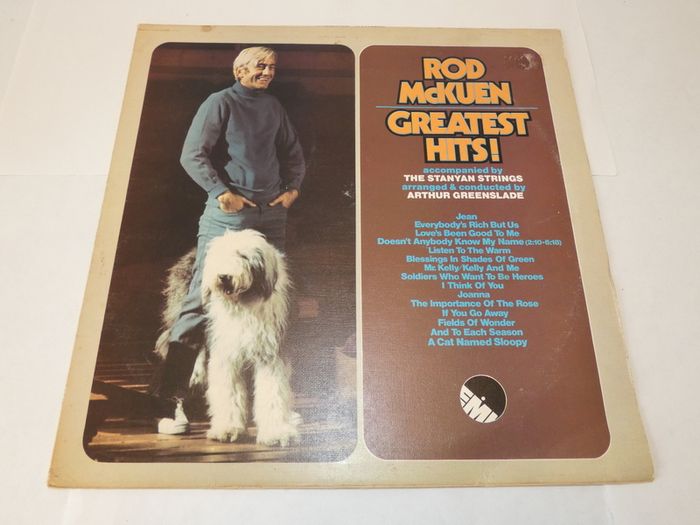 Rod Mckuen Greatest Hits Uk Pressing 1973 Lp