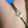 Pretty Silver Plated Bangle (diameter 6cm) Image 4