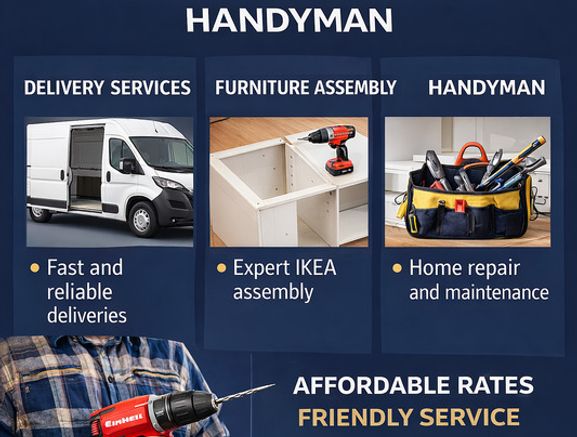 Man with a Van | Removals | Delivery | Handyman Services Cork