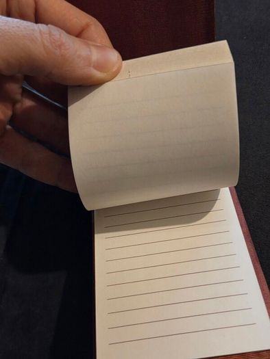 925 Sterling Silver Notepad