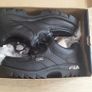 FILA boys black shoes size 5- new in box Image 3