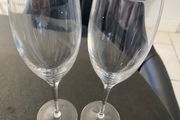 DOM PERIGNON  crystal Champagne glasses set of two