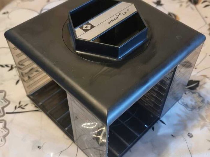Vintage cassette rack for audio cassettes, brand Giradola.