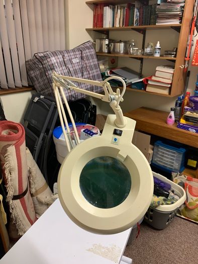 Flair beauty trolley and daylight mag lamp