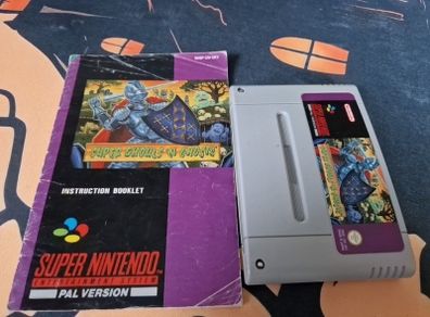 Super Ghouls n Ghosts Snes Super Nintendo Arcade Retro Games Original