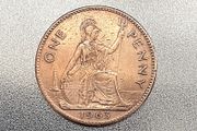 UK Penny, 1963 - Elizabeth 11.