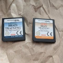 Brain Training Nintendo DS - 2 games FREEPOST