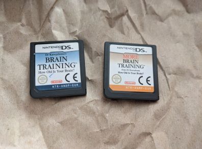 Brain Training Nintendo DS - 2 games FREEPOST