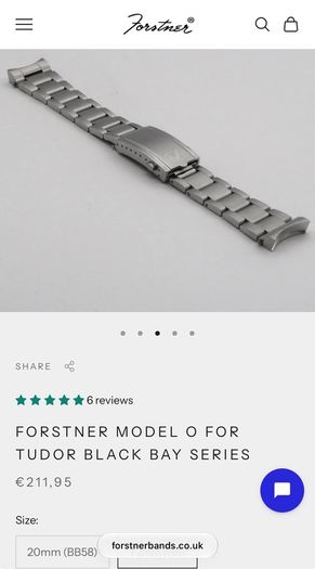 Oyster Bracelet For Tudor Black Bay Gmt