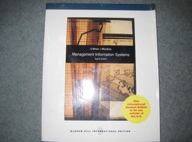 Management Information Systems Eighth Edition.by McGraw Hill International Edition.