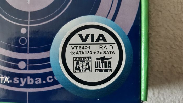 Syba Pci Ultra Ata Ide + Sata Combo Controller Card