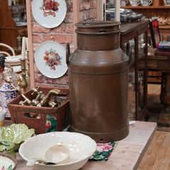 French Copper Milk Churn