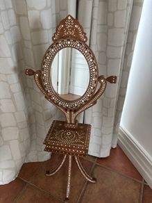 Inlaid Mirror Stand