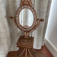 Inlaid Mirror Stand