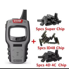 2025 Xhorse VVDI Mini Key Tool No Token Remote Key Programmer With 96bit 48-Clone  Function Car Key Coder Super Chip/ID48 ChipEN +15 pcs cip