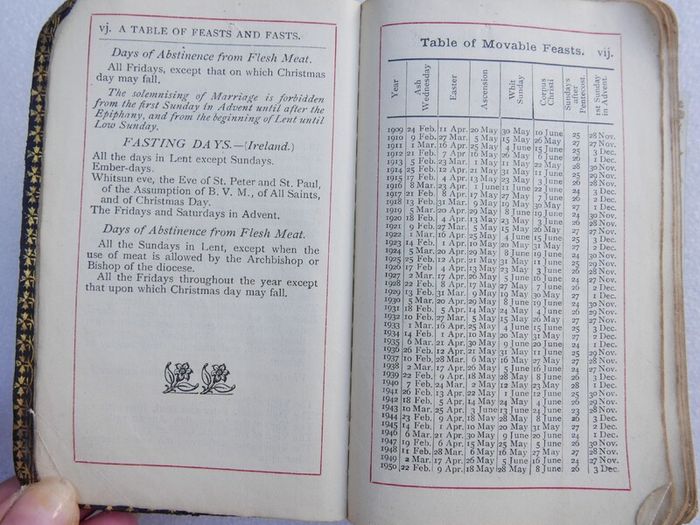 Vintage "Carmelite Manual" published in London in 1908