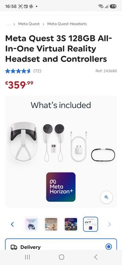 Meta Quest 3s 128GB