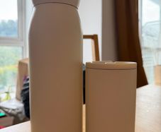 Hitch 2-in-1 Water Bottle & Coffee Cup (Natural White)