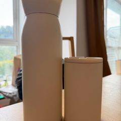 Hitch 2-in-1 Water Bottle & Coffee Cup (Natural White)