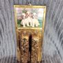 Vintage Decorative Brass Wall Clothes Brush Set Image 7