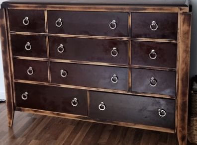 Solid wood sidebord, chest of drawers,  dresser,  cabinet
