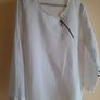 Q'neel  White Top  New 90% Linen Image 4