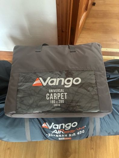 Brand new Vango savannah air 400 and Vango tent carpet