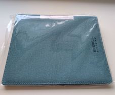 Turquoise A4 4-Ring Binder - Premium Fabric Cover - Brand New