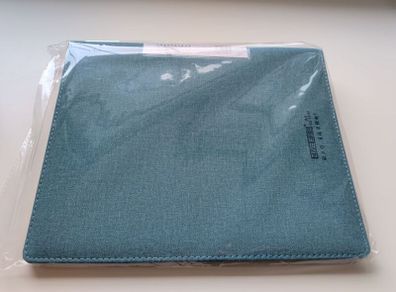 Turquoise A4 4-Ring Binder - Premium Fabric Cover - Brand New