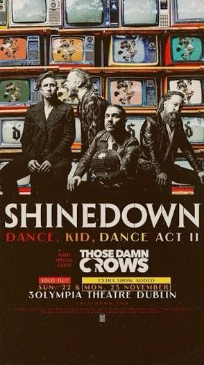 Shinedown concert ticket 22nd November 2026
