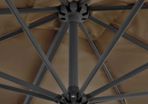 Cantilever Umbrella with Aluminium Pole Taupe 250x250 cm